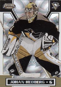 2002-03 Pacific Exclusive #136 Johan Hedberg Front
