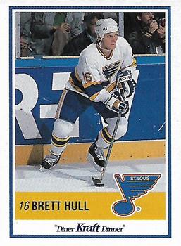 1990-91 Kraft #20 Brett Hull Front