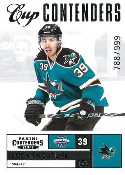 2011-12 Panini Contenders #133 Logan Couture Front
