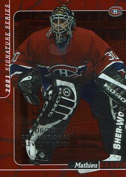 2000-01 Be a Player Signature Series - Cleveland National Ruby #299 Mathieu Garon Front