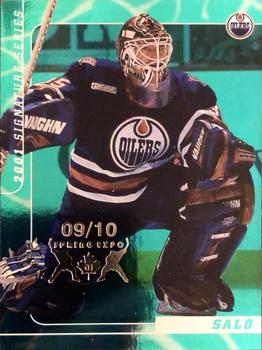 2000-01 Be a Player Signature Series - Toronto Spring Expo Emerald #157 Tommy Salo Front
