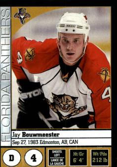 2008-09 Panini Stickers #42 Jay Bouwmeester Front
