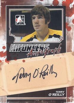 2011-12 In The Game Enforcers - Autographs #A-TO Terry O'Reilly Front