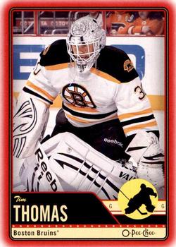 2012-13 O-Pee-Chee - Wrapper Redemption Red #186 Tim Thomas Front