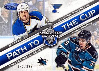 2012-13 Panini Certified - Path to the Cup Quarter Finals #PCQF8 Jason Arnott / Logan Couture Front