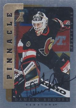 1996-97 Pinnacle Be a Player - Autographs Silver #202 Damian Rhodes Front