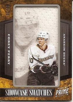 2012-13 Panini Prime - Showcase Swatches #59 Corey Perry Front