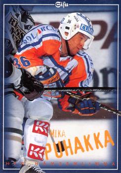 1996-97 Leaf Sisu SM-Liiga (Finnish) #25 Mika Puhakka Front