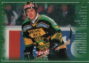 1996-97 Leaf Sisu SM-Liiga (Finnish) #37 Jouni Lahtinen Back