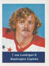 1974-75 NHL Action Stamps #NNO Joe Lundrigan Front
