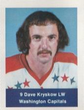 1974-75 NHL Action Stamps #NNO Dave Kryskow Front