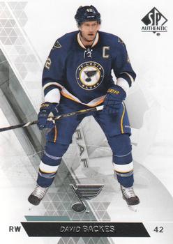 2013-14 SP Authentic #7 David Backes Front