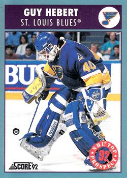1992-93 Score Canadian #460 Guy Hebert Front