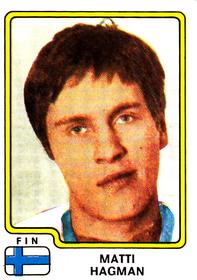 1979 Panini Hockey Stickers #172 Matti Hagman Front