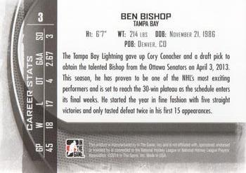 2013-14 In The Game Between the Pipes #3 Ben Bishop Back