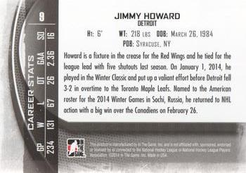 2013-14 In The Game Between the Pipes #9 Jimmy Howard Back