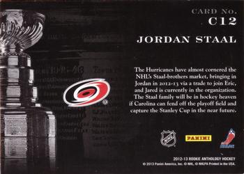 2012-13 Panini Rookie Anthology - Cup Contenders #C12 Jordan Staal Back