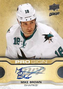 2014-15 Upper Deck MVP - ProSign #PRO-MB Mike Brown Front