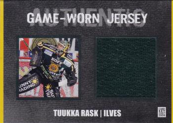 2007-08 Cardset Finland - Game Worn - Series 1 #TR1 Tuukka Rask / Game Worn Jersey Front