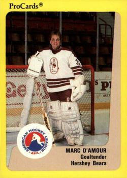 1989-90 ProCards AHL #352 Marc D'Amour Front