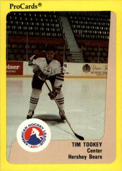1989-90 ProCards AHL #353 Tim Tookey Front