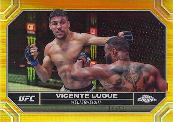 2024 Topps Chrome UFC - Gold Refractor #192 Vicente Luque Front