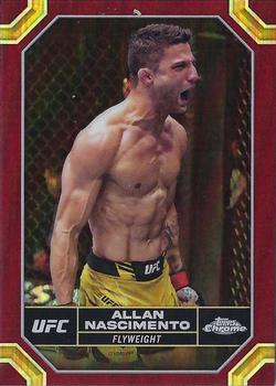 2024 Topps Chrome UFC - Magenta Refractor #13 Allan Nascimento Front