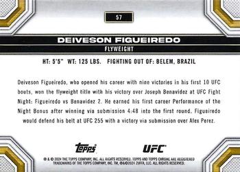2024 Topps Chrome UFC - Prism #57 Deiveson Figueiredo Back