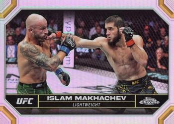2024 Topps Chrome UFC - Refractor #80 Islam Makhachev Front