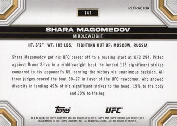 2024 Topps Chrome UFC - Refractor #141 Shara Magomedov Back