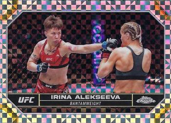 2024 Topps Chrome UFC - X-Fractor #79 Irina Alekseeva Front