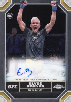 2024 Topps Chrome UFC - Chrome Rookie Autographs #CRA-EBR Elves Brener Front