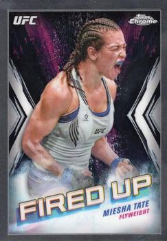 2024 Topps Chrome UFC - Fired Up #FDP-2 Miesha Tate Front