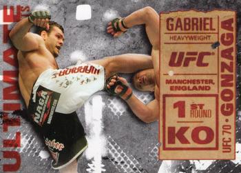 2013 Topps UFC Knockout - Ultimate Knockouts #UKO-1 Gabriel Gonzaga Front