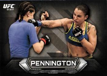 2014 Topps UFC Knockout #10 Raquel Pennington Front