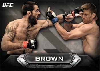 2014 Topps UFC Knockout #16 Matt Brown Front