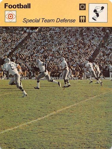 1977-79 Sportscaster Series 44 #44-24 Special Team Defense Front