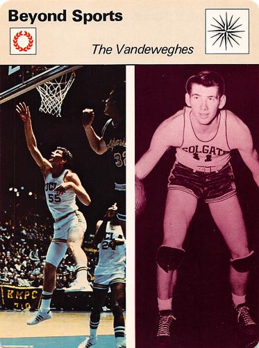 1977-79 Sportscaster Series 86 #86-06 The Vandeweghes Front