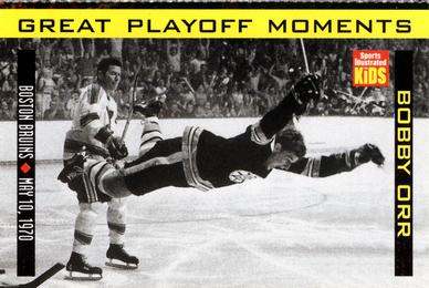 1998 Sports Illustrated for Kids - Great Playoff Moments #NNO Bobby Orr Front