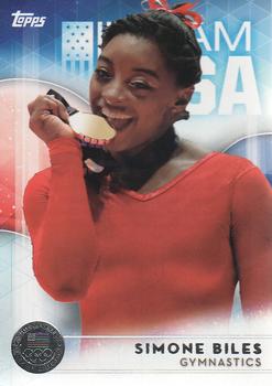 2016 Topps U.S. Olympic & Paralympic Team Hopefuls - Silver #38 Simone Biles Front