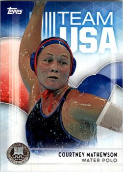 2016 Topps U.S. Olympic & Paralympic Team Hopefuls - Silver #45 Courtney Mathewson Front