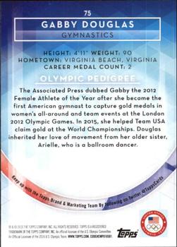 2016 Topps U.S. Olympic & Paralympic Team Hopefuls - Silver #75 Gabby Douglas Back