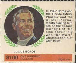1968 American Oil Winner's Circle #NNO Julius Boros Front