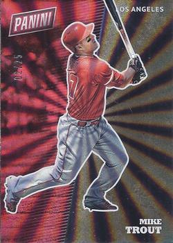 2017 Panini National Convention - Rainbow Spokes Thick #BB2 Mike Trout Front