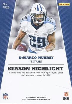 2017 Panini National Convention - Rapture #FB23 DeMarco Murray Back