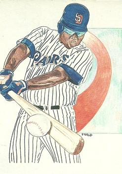 1993 Sports Art Images Promos (unlicensed) #12 Tony Gwynn Front