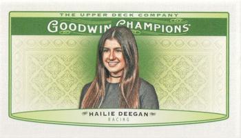 2019 Upper Deck Goodwin Champions - Mini Blank Back #NNO Hailie Deegan Front
