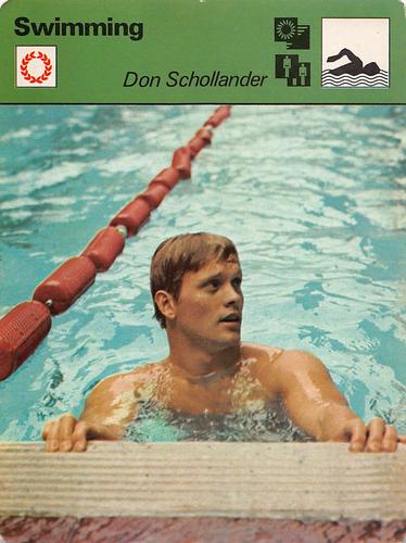 1977-80 Sportscaster Series 7 (UK) #07-04 Don Schollander Front