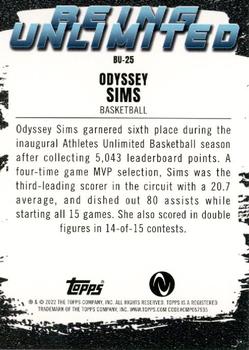 2023 Topps Athletes Unlimited All Sports - Being Unlimited #BU-25 Odyssey Sims Back