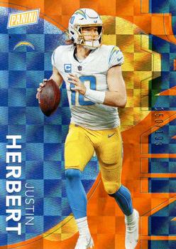 2023 Panini National Convention Silver - Orange #11 Justin Herbert Front
